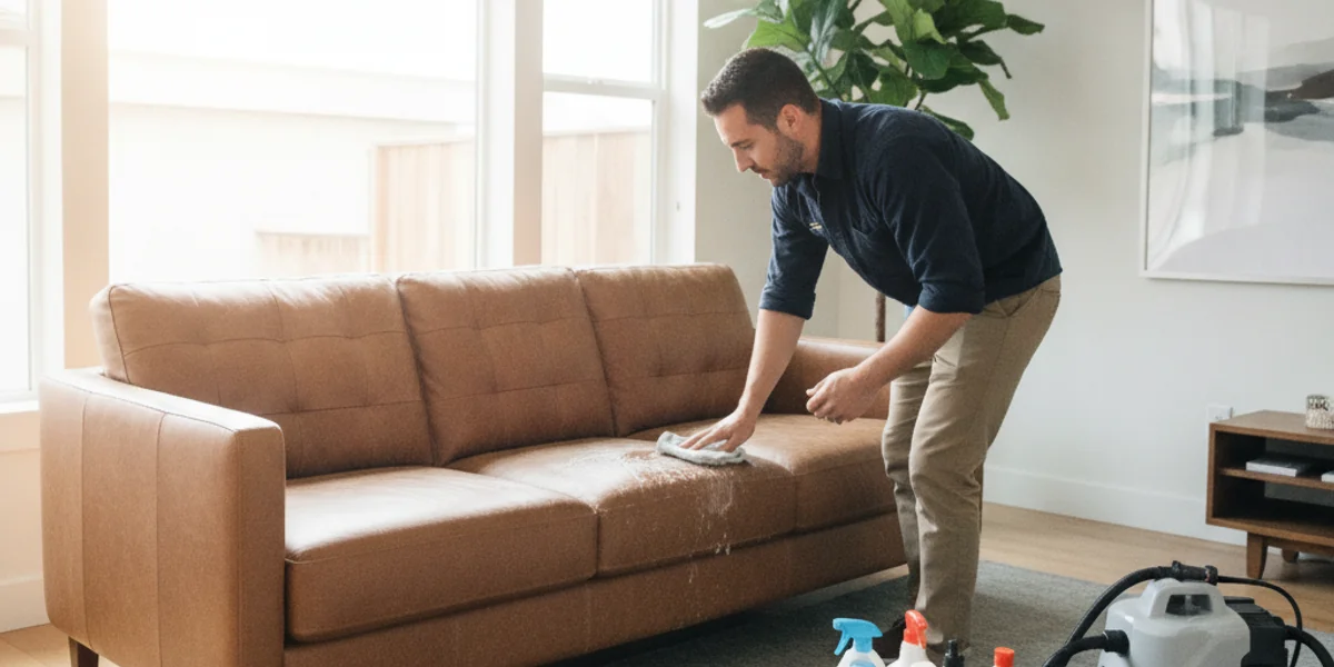 Leather Upholstery Cleaning & Conditioning service in San Jose CA